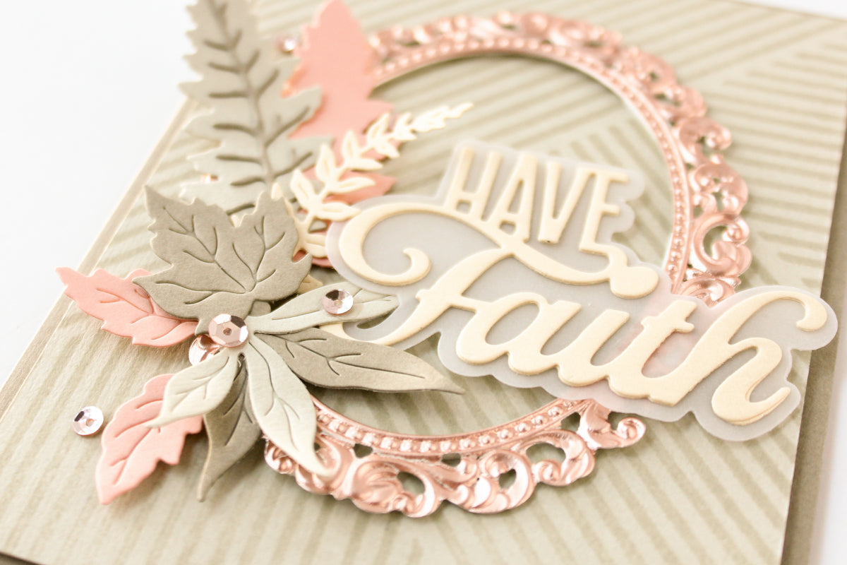 Create Faux Metal accents for your card projects