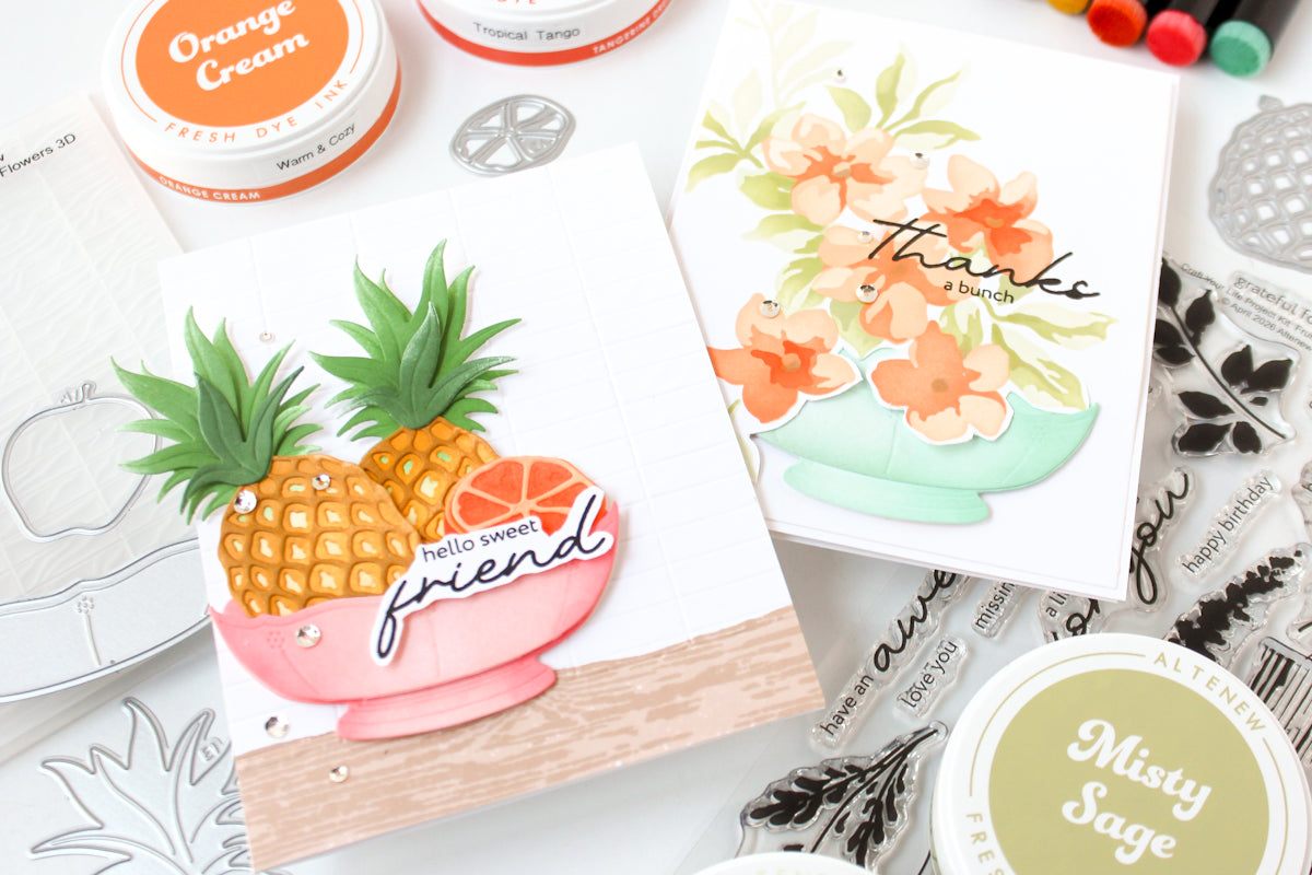 Clean and Simple Cardmaking with Fruits & Flowers