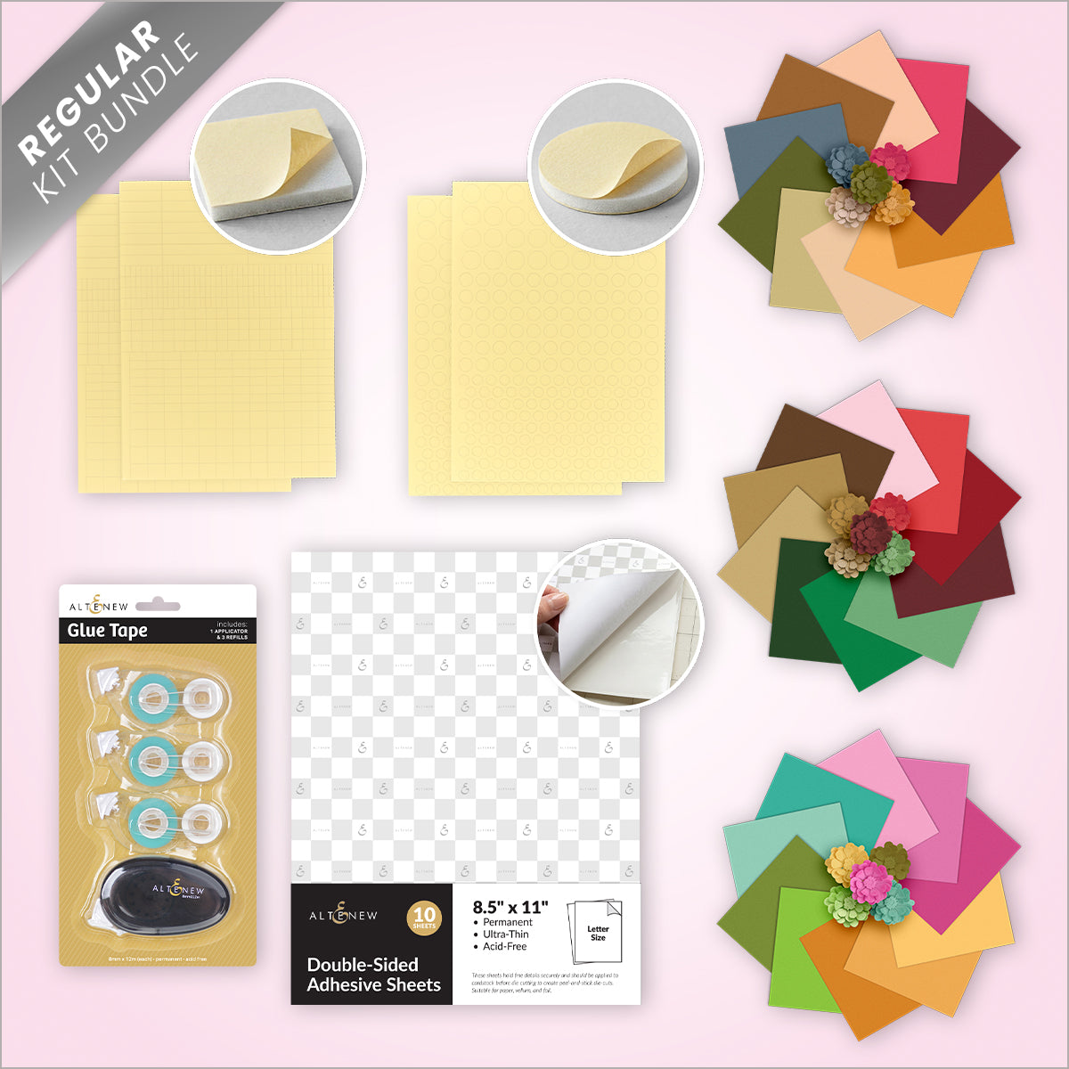 Crafting Essentials: Cardstock & Adhesives