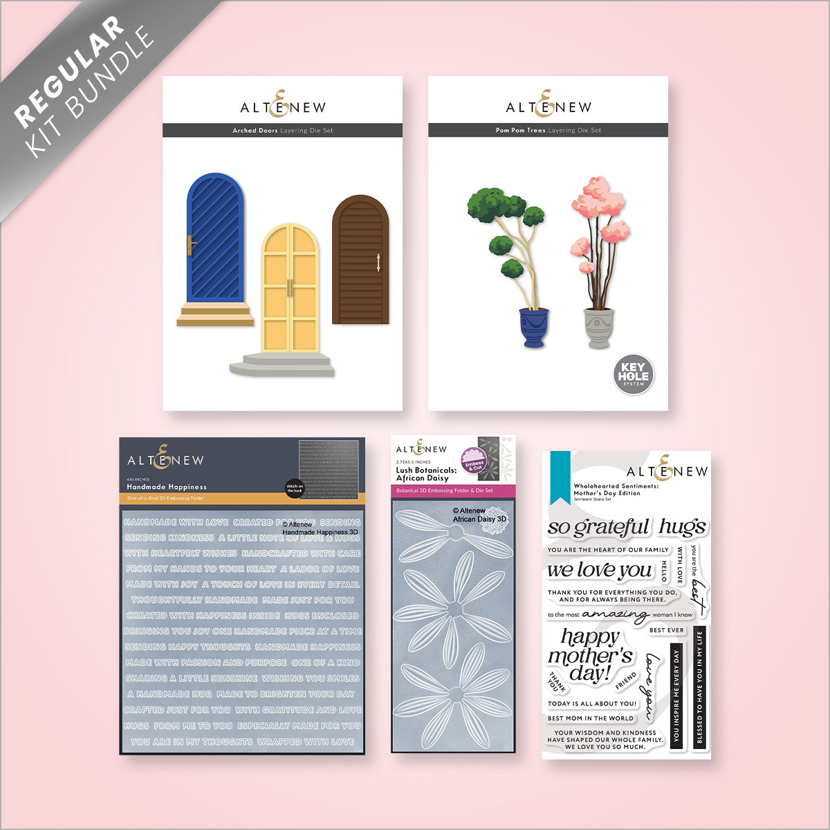 Altenew crafting workshop kit celebrating 12 years, featuring crafting supplies and tools for creative projects.