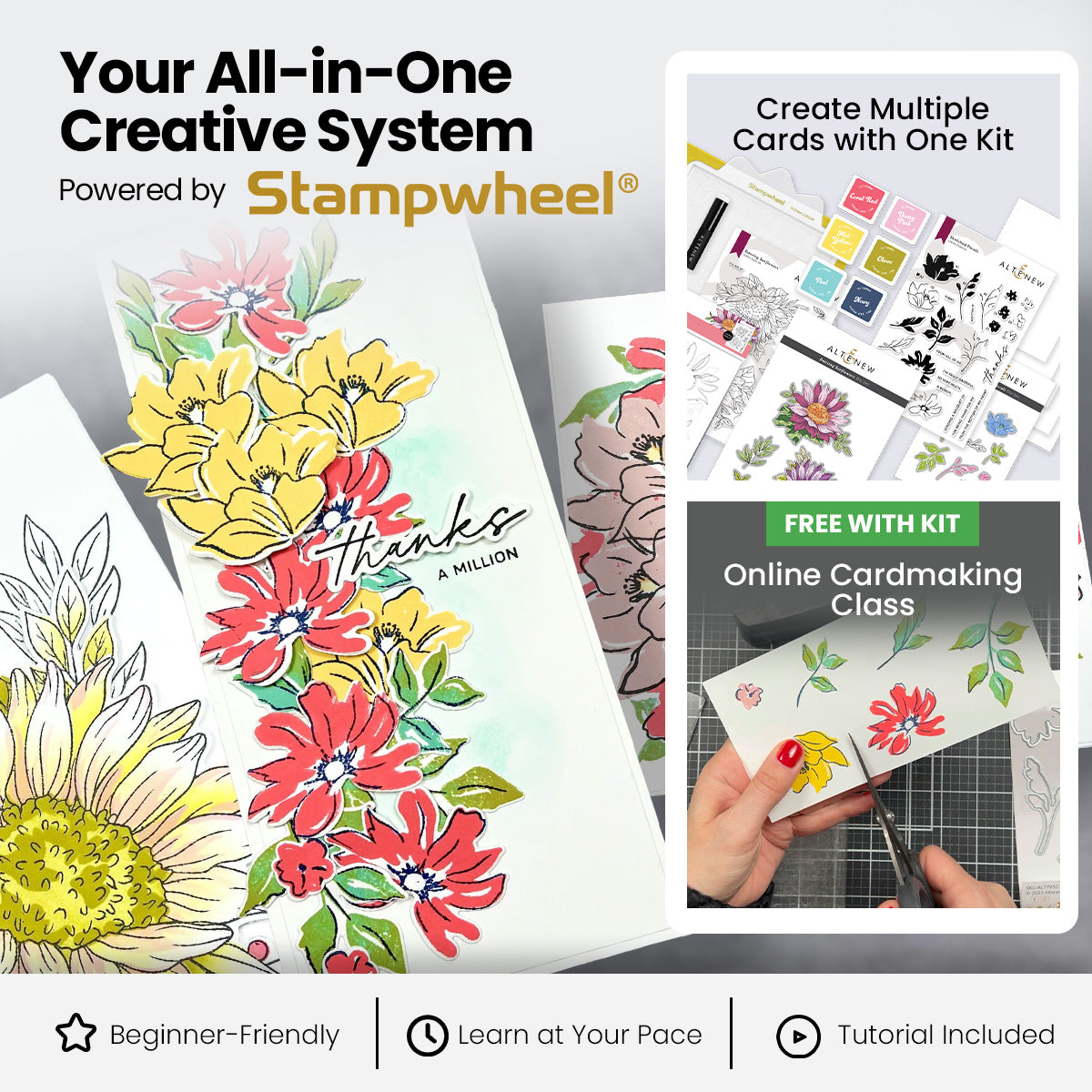 The Complete Cardmaking System (Powered by Stampwheel) - Altenew