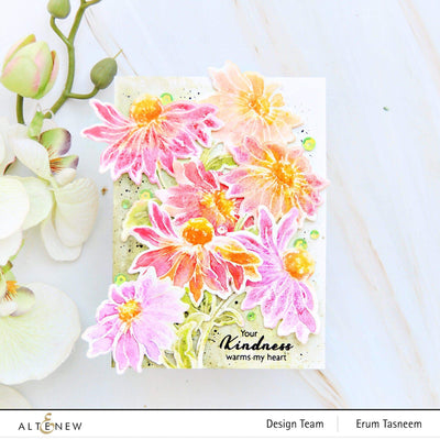 Altenew Build-A-Flower Set Build-A-Flower: Coneflower Layering Stamp & Die Set