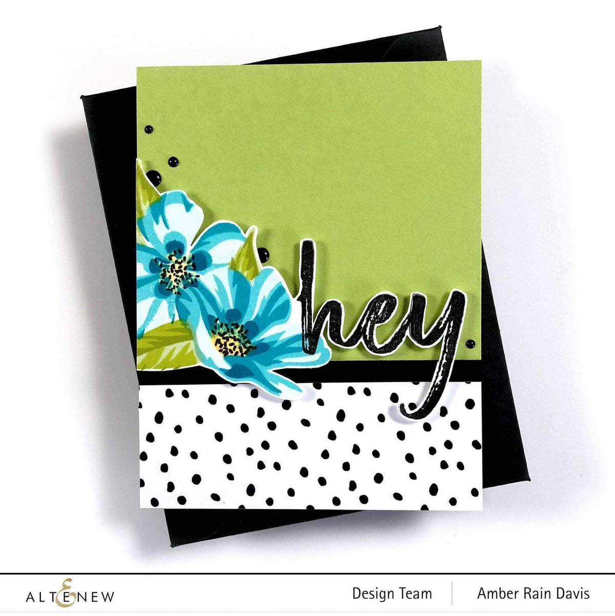 Altenew Creativity Kit Featurette Adding a Dark Background Over Stamped Images Class