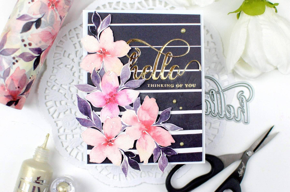 Altenew Creativity Kit Featurette Adding Sparkle to Stamped Images Class