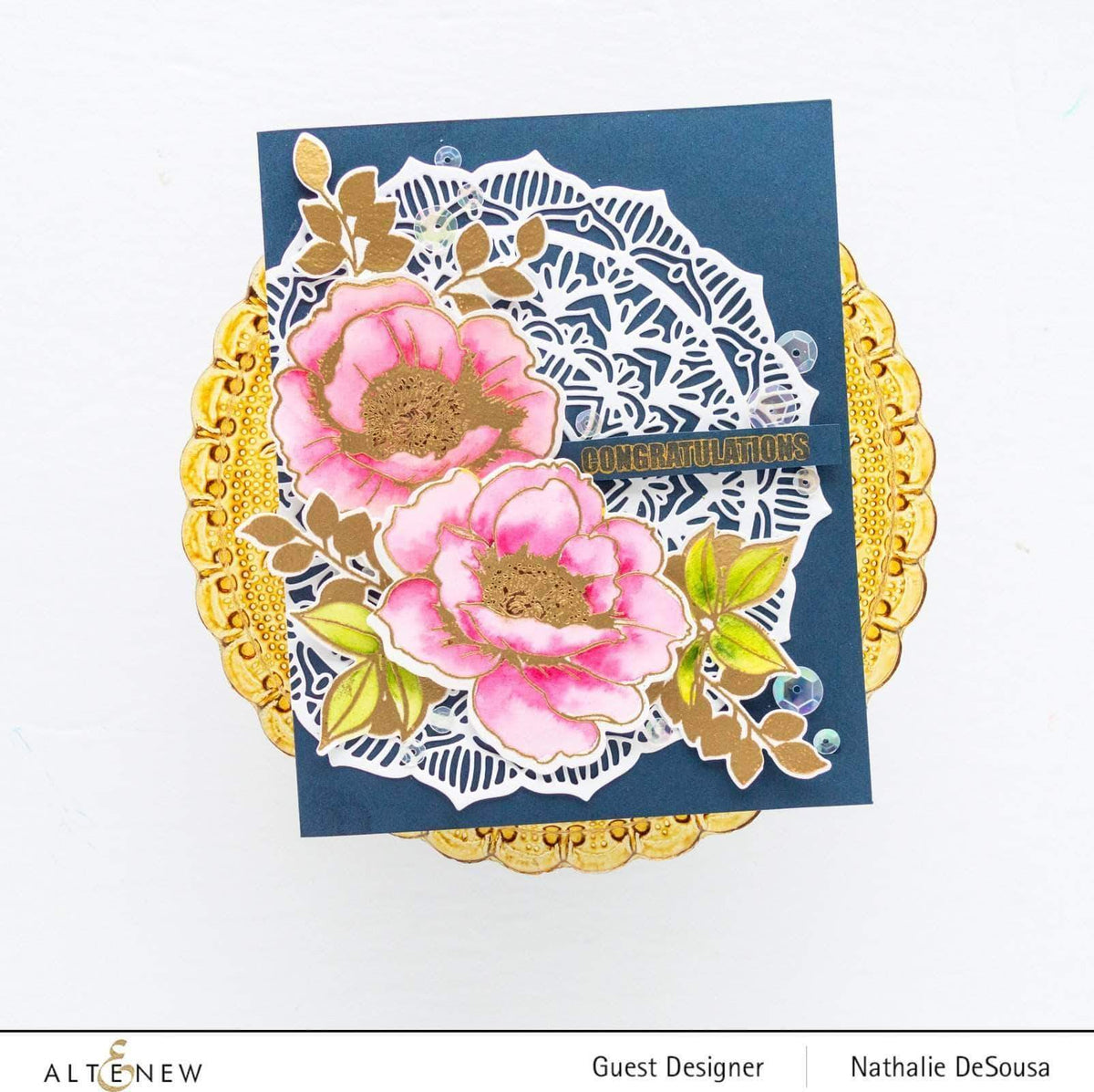 Altenew Creativity Kit Featurette All Over Stamped Backgrounds Class