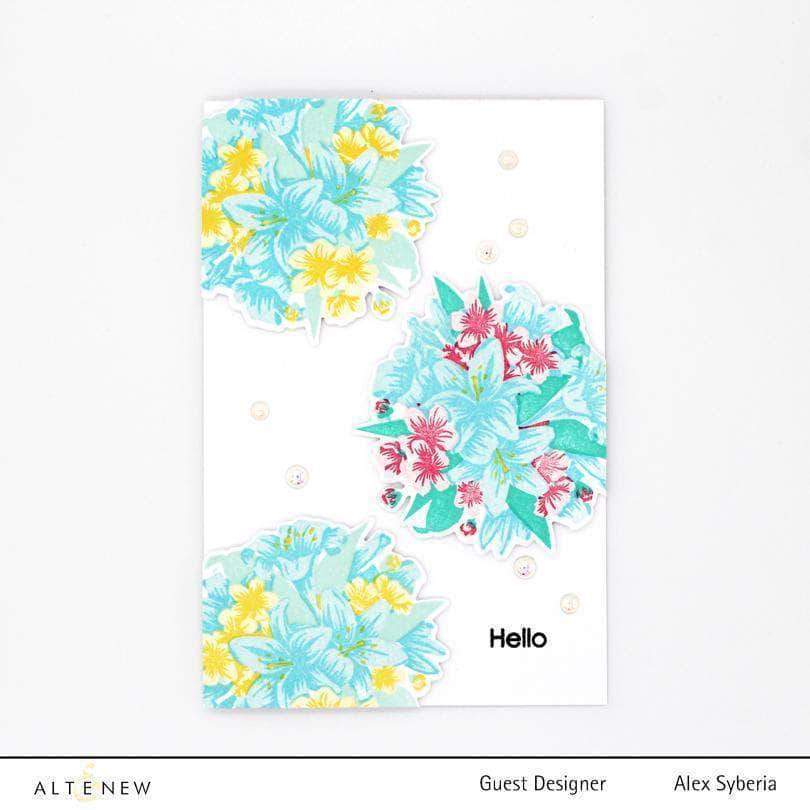 Altenew Creativity Kit Featurette All Over Stamped Backgrounds Class