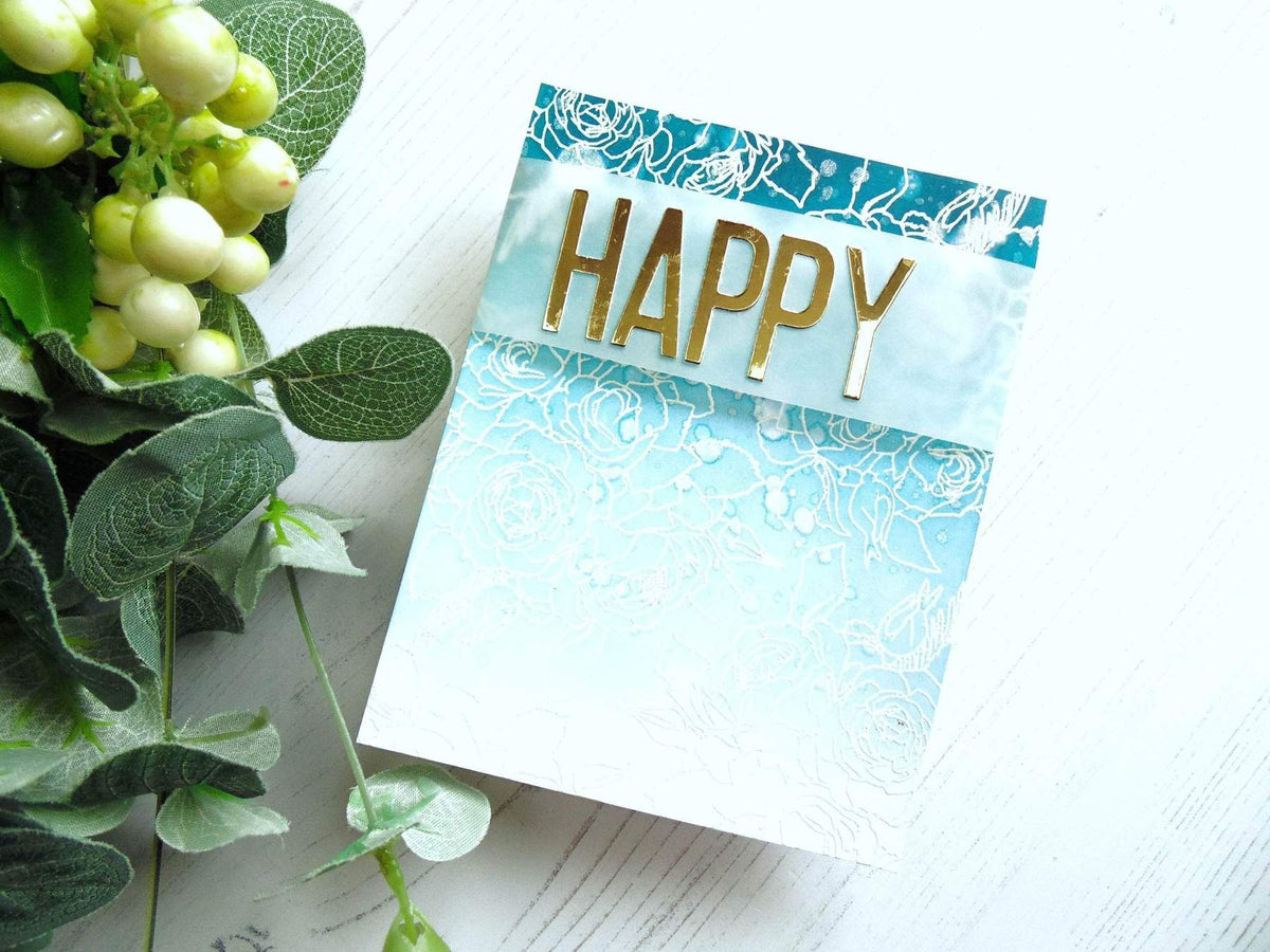 Altenew Creativity Kit Featurette Changing the Look of Embossing Paste Class