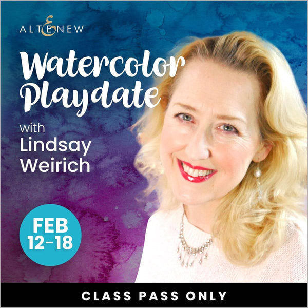 CLASS PASS ONLY - Watercolor Playdate with Lindsay Weirich