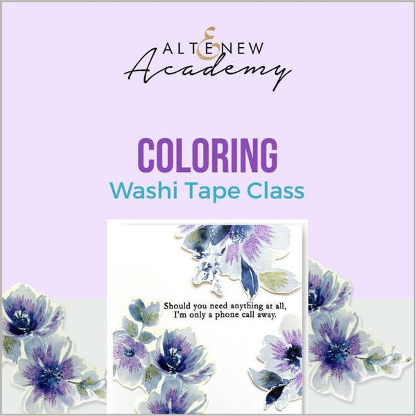 Coloring Washi Tape Class