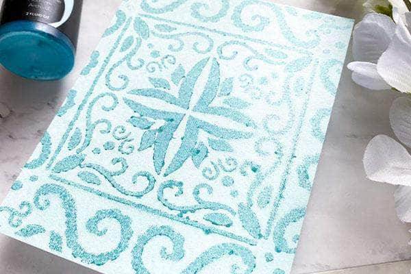 Altenew Crafting 101 stencil online cardmaking class on demand, featuring craft tools and stencil designs for creative projects.