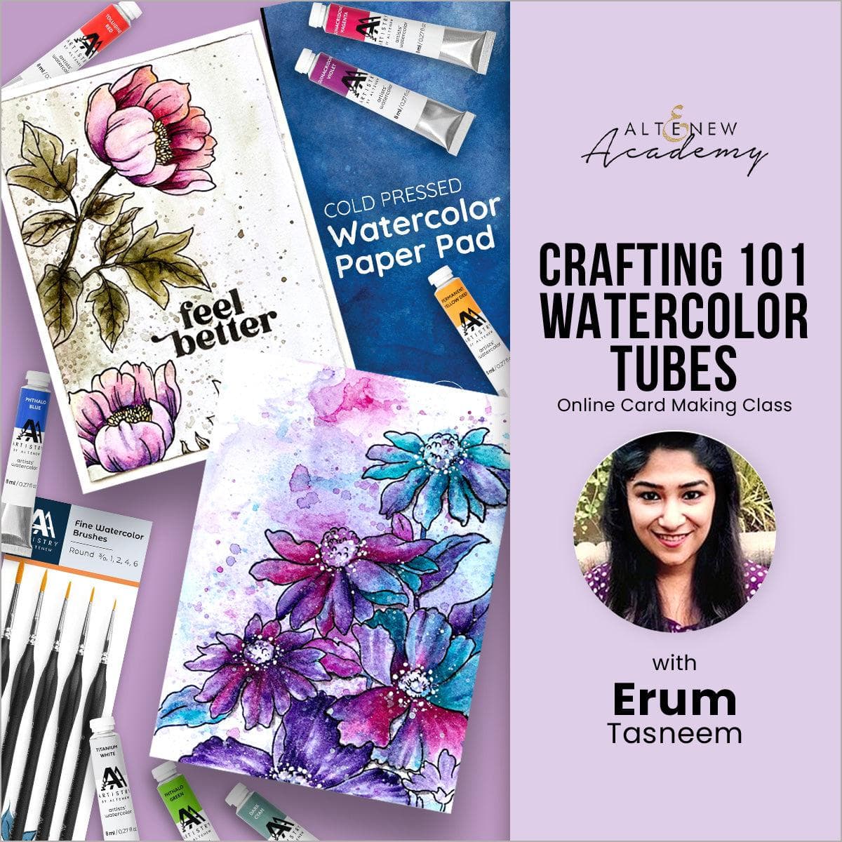 Crafting 101 - Watercolor Tubes | Altenew