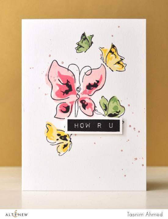Altenew Creativity Kit Featurette Creating Dimension with Stamped Acetate Class