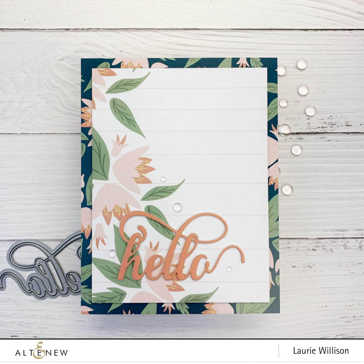 Altenew Creativity Kit Featurette Die-Cut Drop Shadow Effect Class