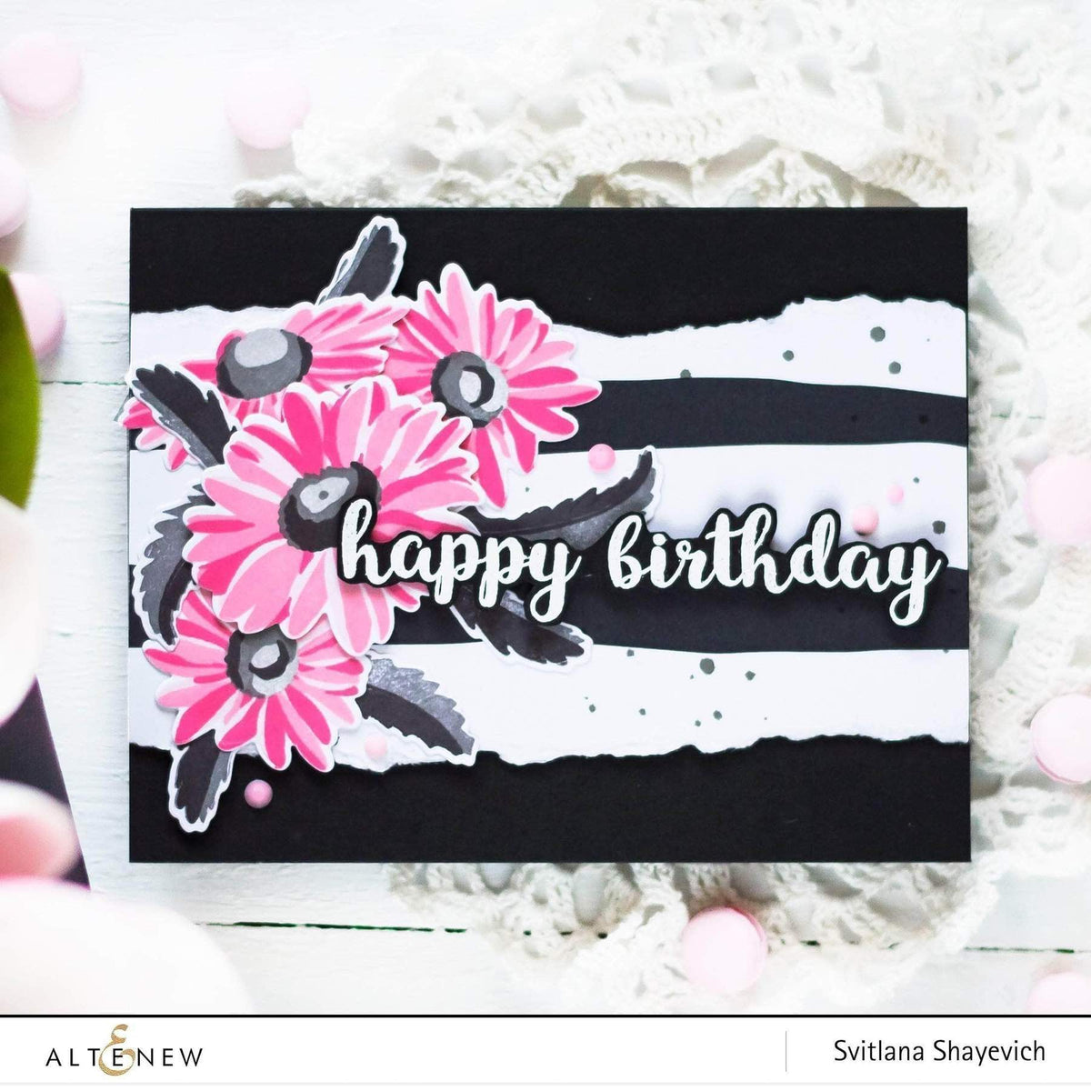 Altenew Creativity Kit Featurette Disguising the Edge of Patterned Paper Class
