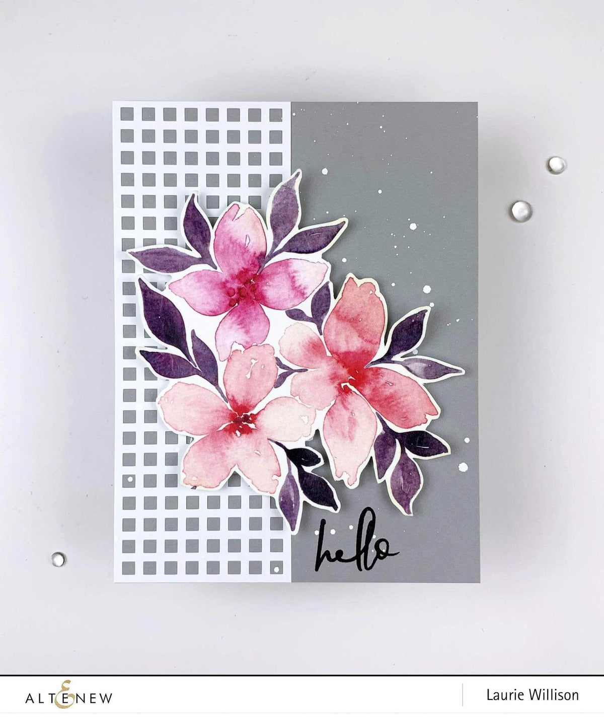 Altenew Creativity Kit Featurette DIY Stenciled Backgrounds Class