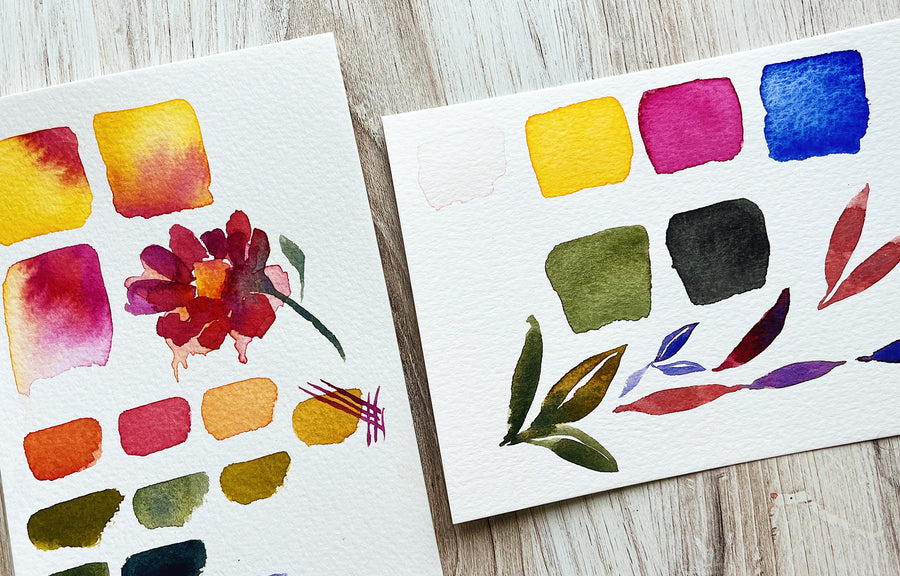 Dreamy Watercolor Flowers with Sarah Simon class schedule
