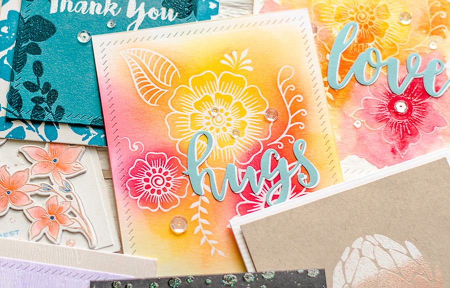Heat and Texture Class Bundle Online Cardmaking Class class schedule