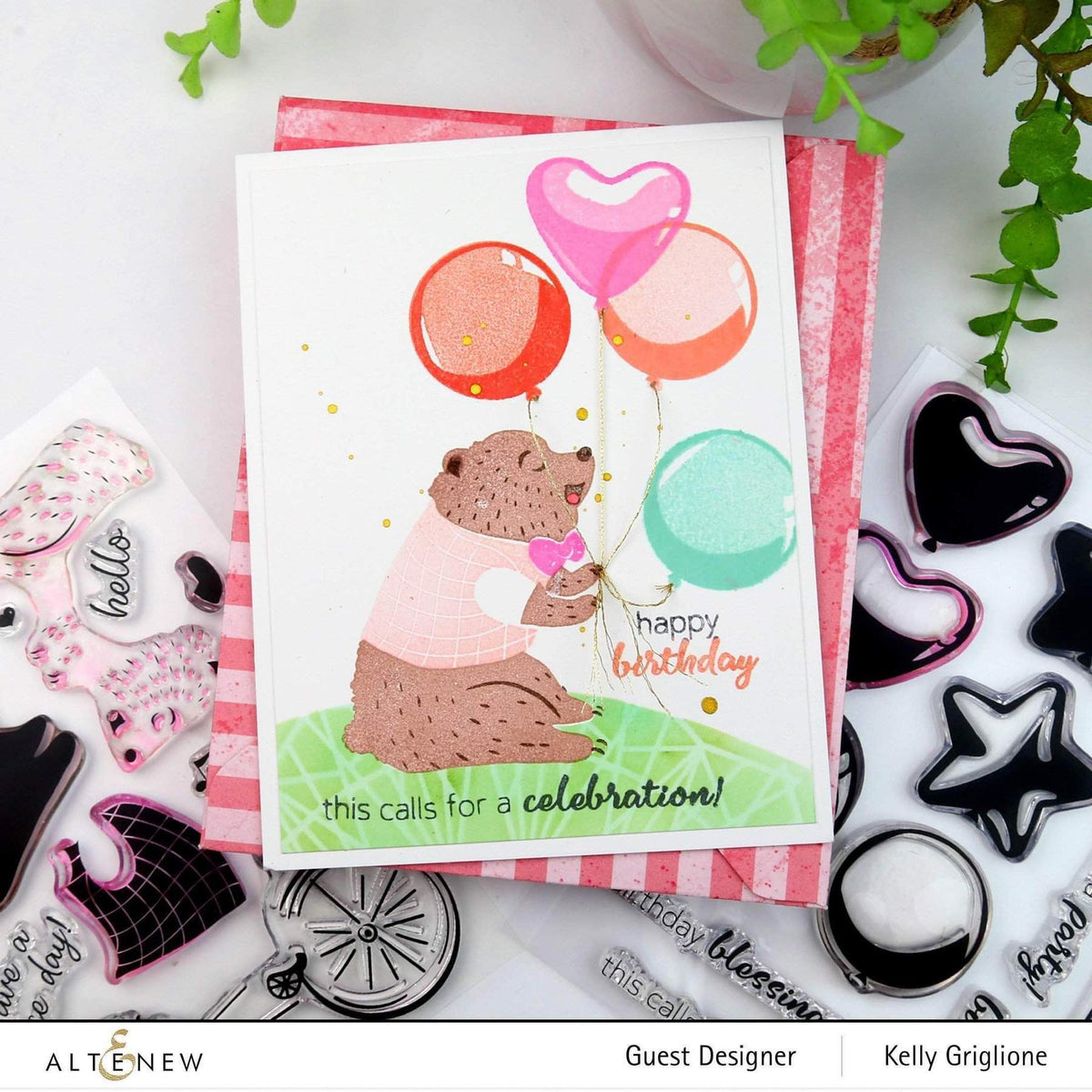 Altenew Hidden Message Slider Card Class on demand cardmaking class image
