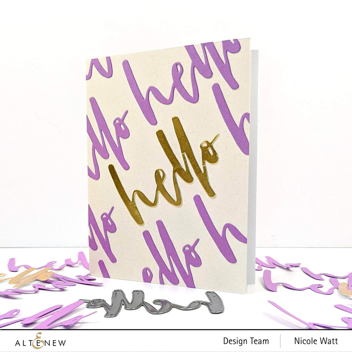 Altenew Creativity Kit Featurette How to Create Custom Backgrounds with Washi Tape Class