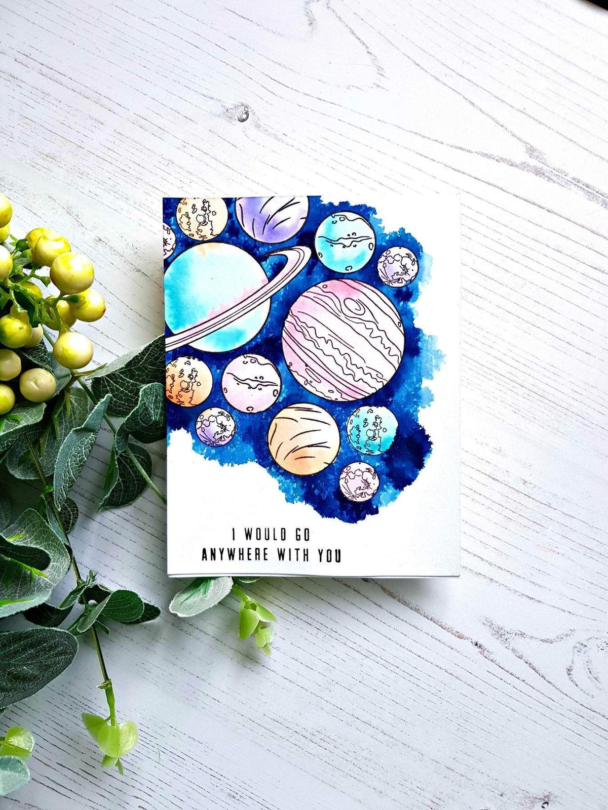 Altenew Creativity Kit Featurette Ink-Blended Galaxy Sky Class