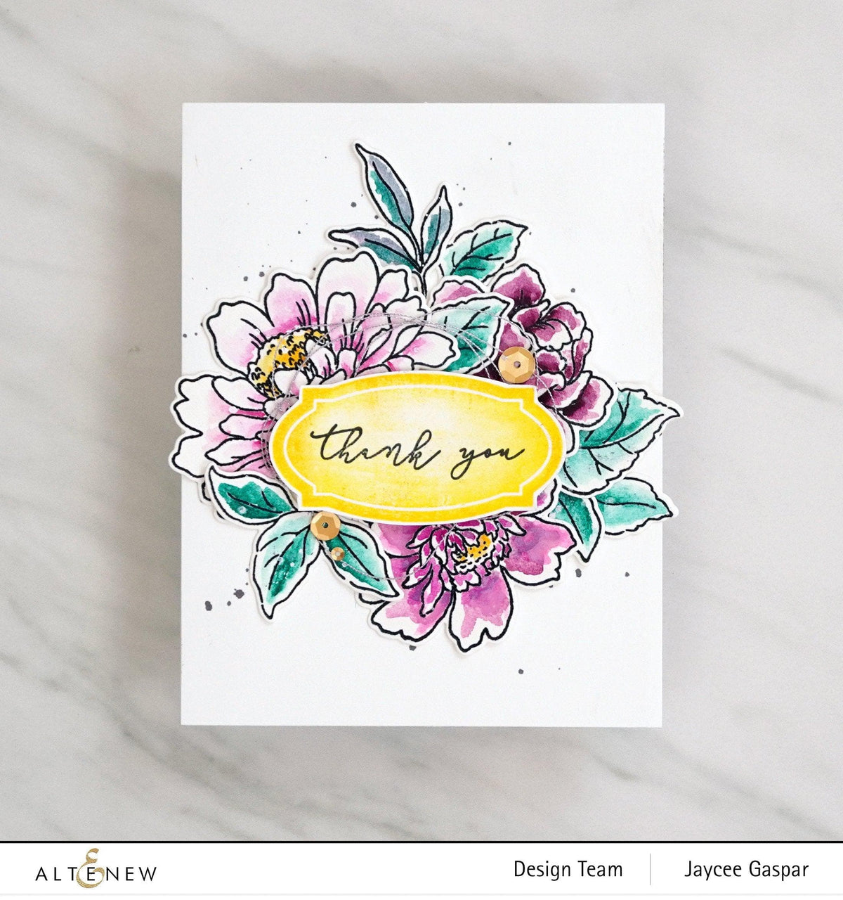 Altenew Creativity Kit Featurette Multi-Masking On A One Layer Card Class