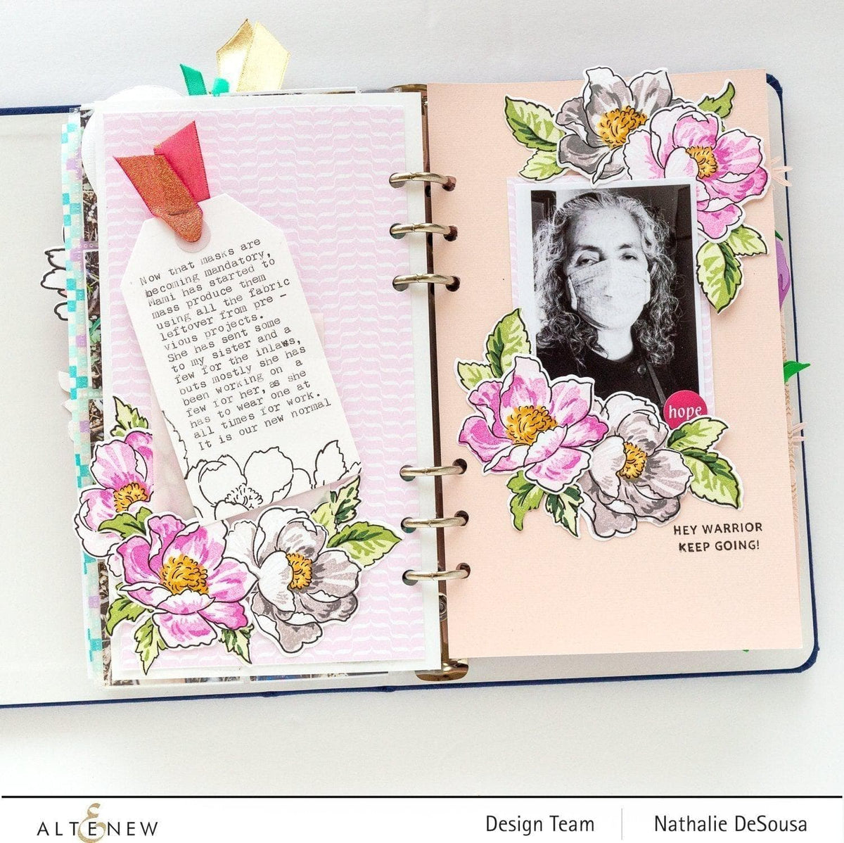 Altenew Creativity Kit Featurette Multi-Masking On A One Layer Card Class
