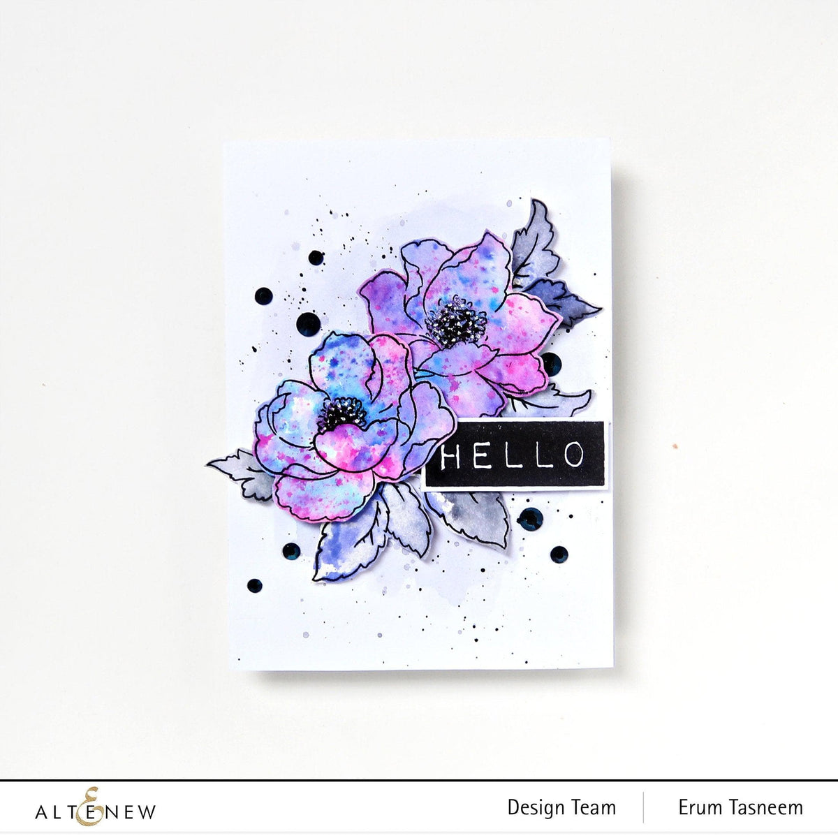 Altenew Creativity Kit Featurette Multi-Masking On A One Layer Card Class