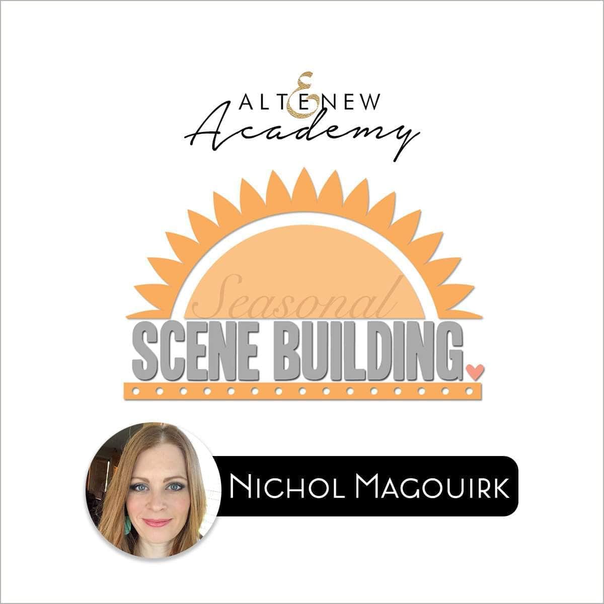 Altenew Class Seasonal Scene Building Online Cardmaking Class