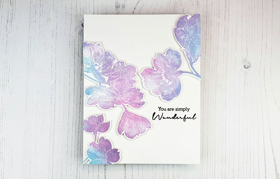 Spritzed Faux Watercoloring With Stamps Cardmaking Class class schedule