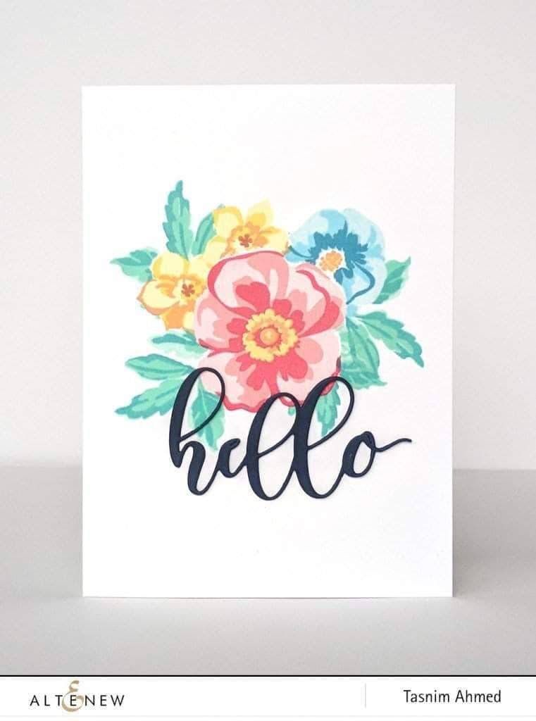 Altenew Creativity Kit Featurette Stacked Die-Cut Sentiments Class