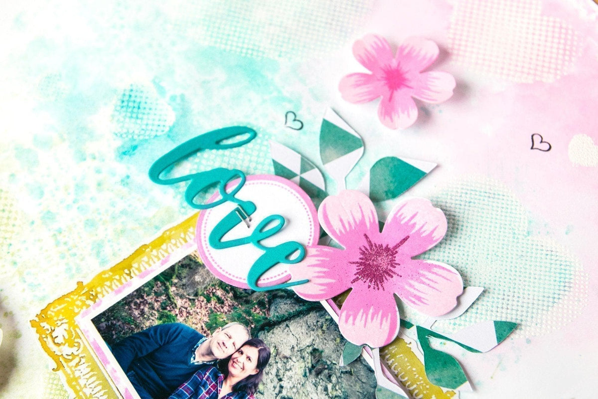 Altenew Stamps Meet Scrapbook online cardmaking class on demand, featuring stamping techniques and creative scrapbooking ideas.