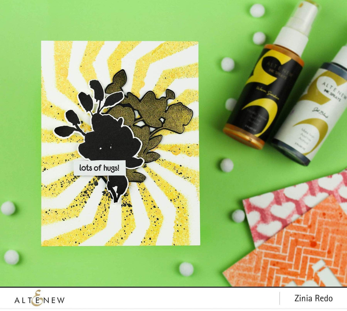 Altenew Creativity Kit Featurette Using Mask Stencils Class