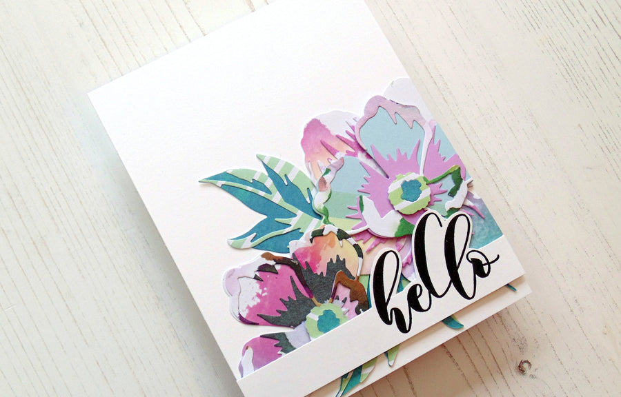 Watercolor to Color Die-Cut Elements Class class schedule