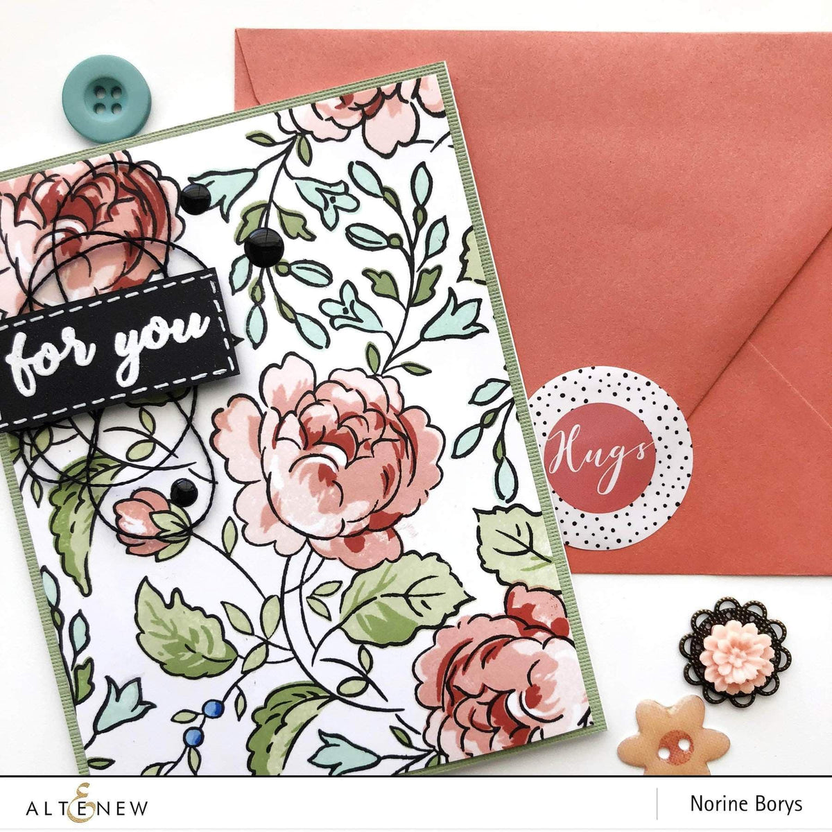 Altenew Creativity Kit Featurette Watercolored Backgrounds Class