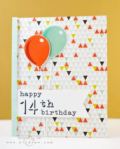 Photocentric Clear Stamps Birthday Greetings Stamp Set
