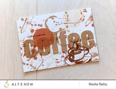 Photocentric Clear Stamps Coffee with a Splash Stamp Set