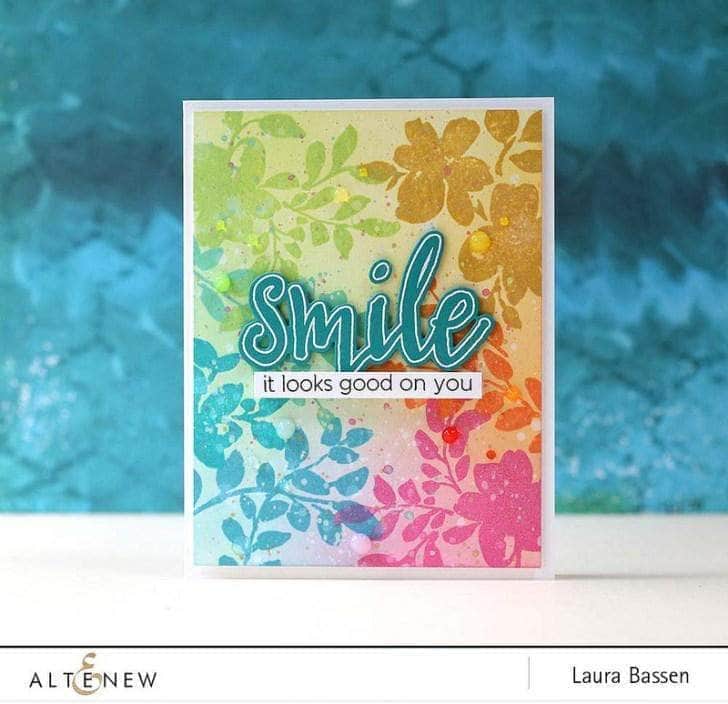 Photocentric Clear Stamps Halftone Smile Stamp Set