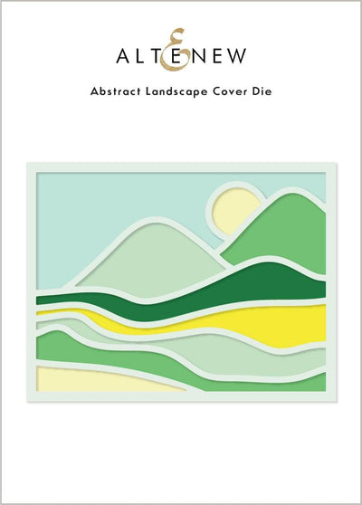 Part A-Glitz Art Craft Co.,LTD Dies Abstract Landscape Cover Die