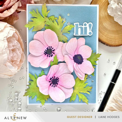 Craft-A-Flower: Anemone Blue Poppy Layering Die Set