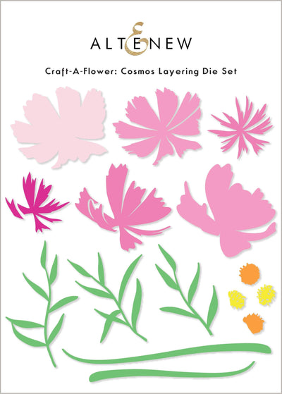 Part A-Glitz Art Craft Co.,LTD Dies Craft-A-Flower: Cosmos Layering Die Set