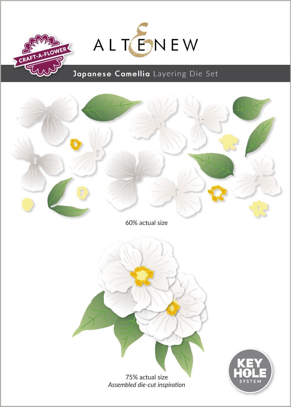 Craft-A-Flower: Japanese Camellia Layering Die Set | Altenew