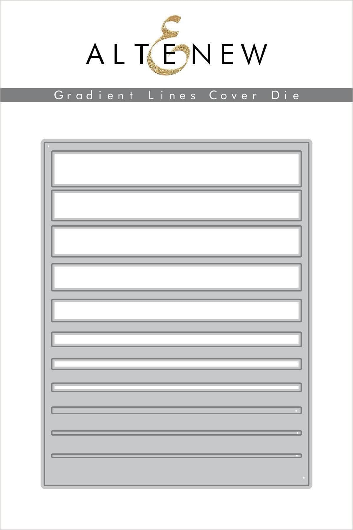 Part A-Glitz Art Craft Co.,LTD Dies Gradient Stripes Cover Die