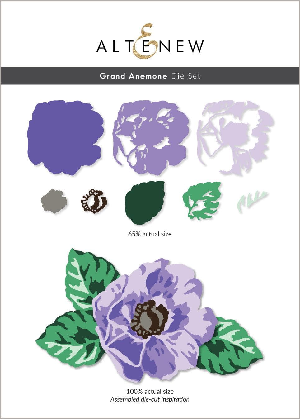Grand Anemone Die Set | Altenew - Beautiful Floral Die Cuts