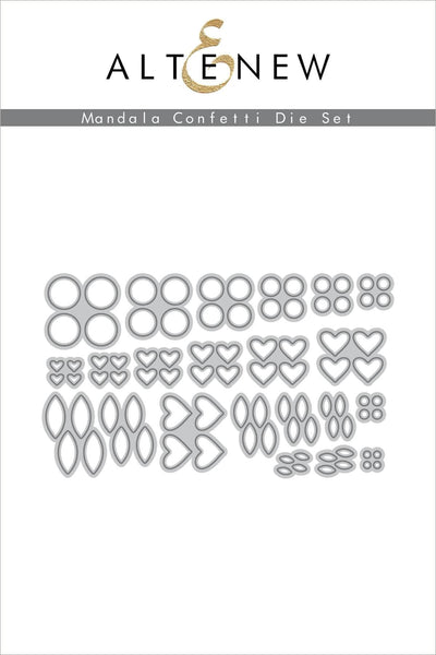 Part A-Glitz Art Craft Co.,LTD Dies Mandala Confetti Die Set