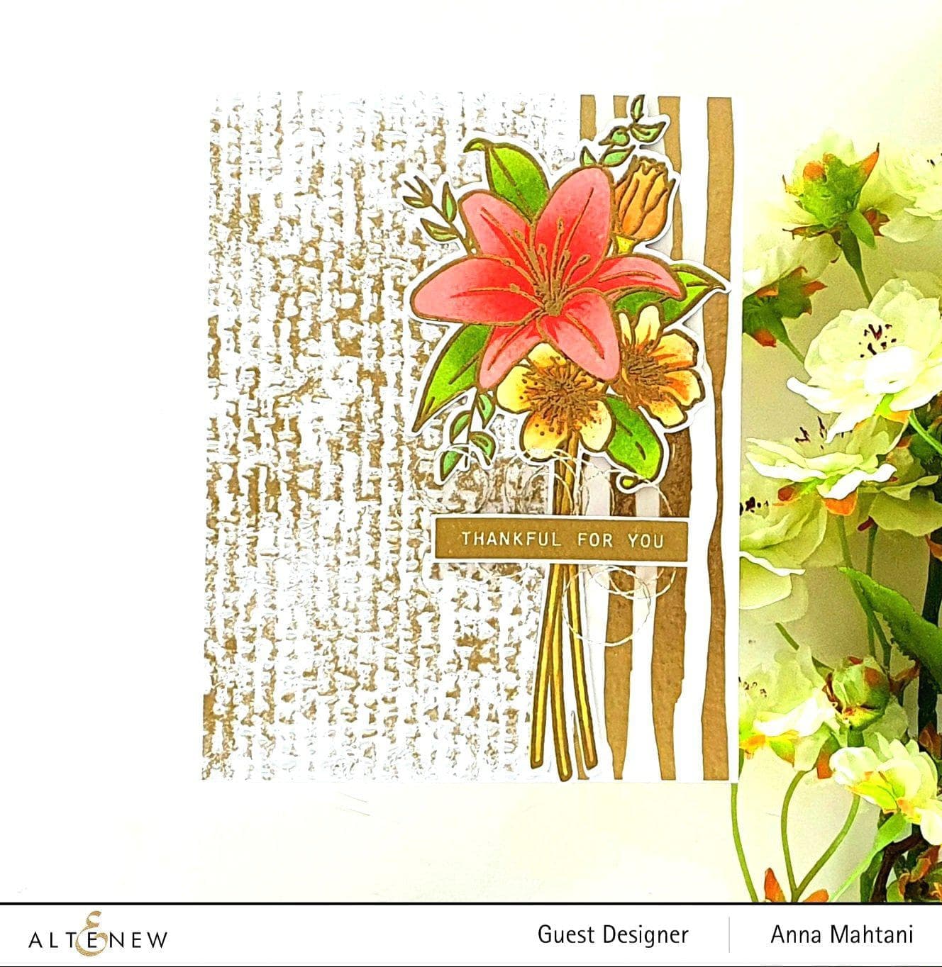 Part A-Glitz Art Craft Co.,LTD Embossing Folder Organic Linen 3D Embossing Folder
