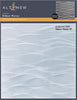 Part A-Glitz Art Craft Co.,LTD Embossing Folder Ribbon Waves 3D Embossing Folder