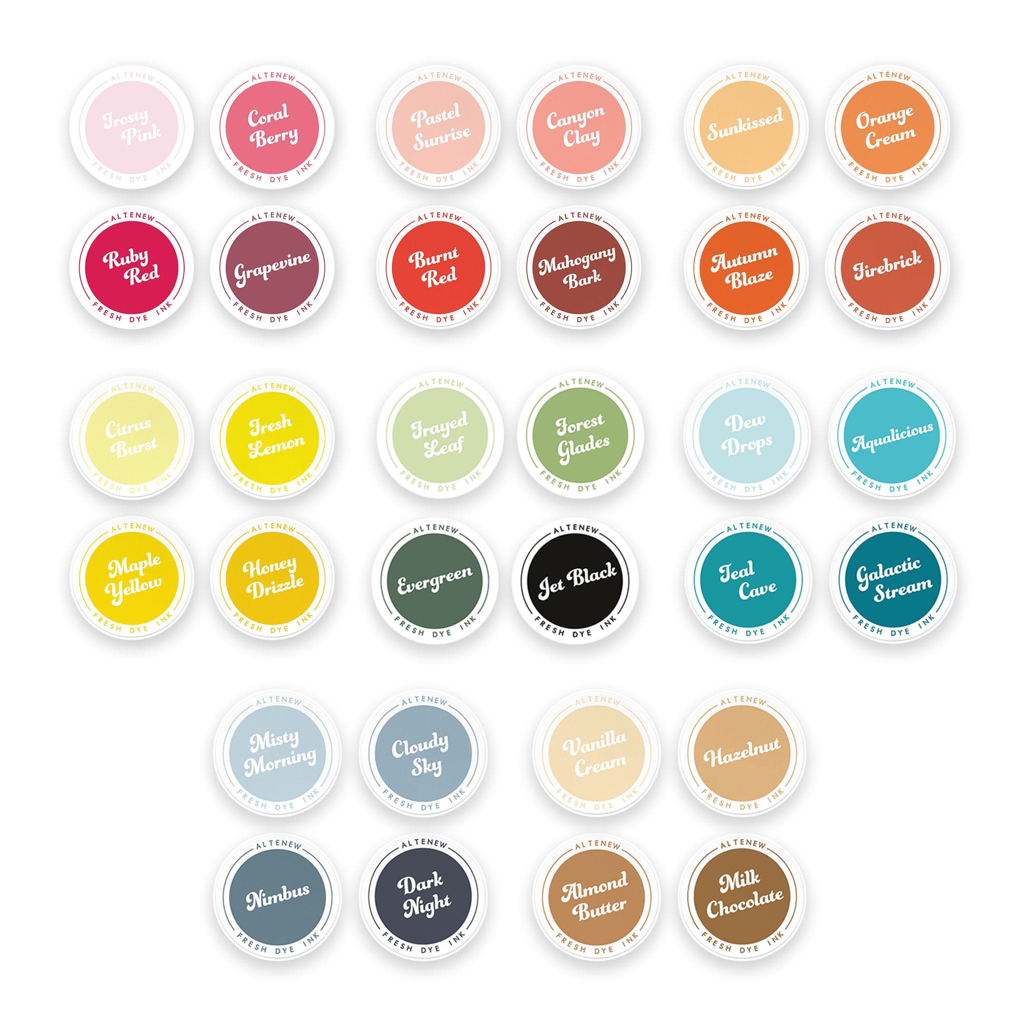 Secret Garden 2026 Complete Fresh Dye Ink Add-on Bundle | Altenew