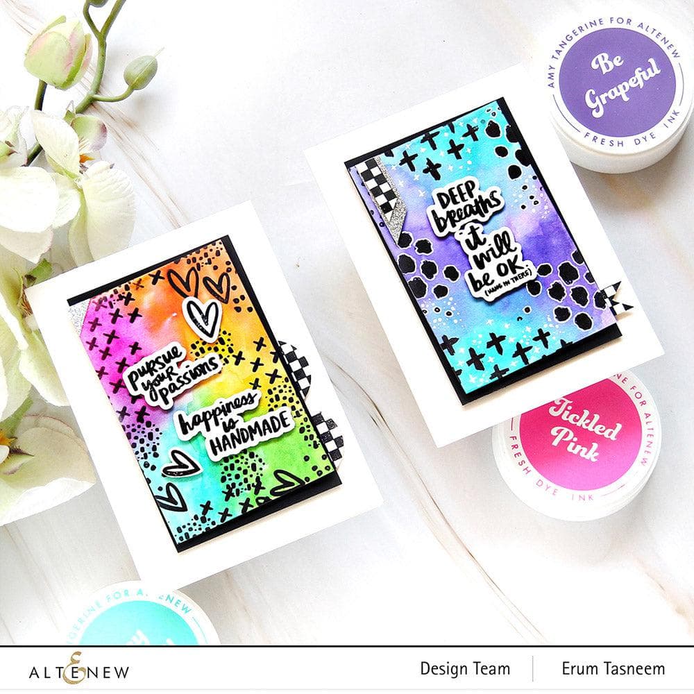 Altenew Ink Bundle Summer Sunrise & Ocean Dreams Fresh Dye Ink 6 Mini Cube Set Bundle