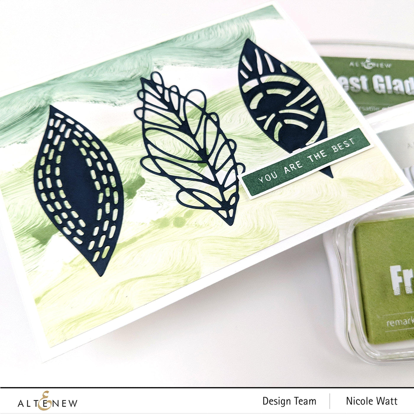 Altenew Mini Cubes & Reinker Bundle Green Fields Crisp Dye Ink Mini Cube & Re-inker Bundle