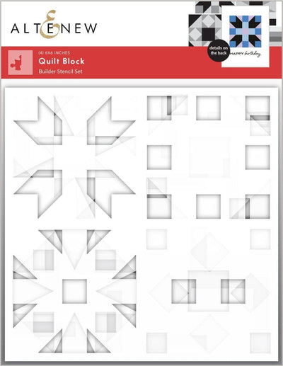 Photocentric Stencil Quilt Block Stencil Set (4 in 1)